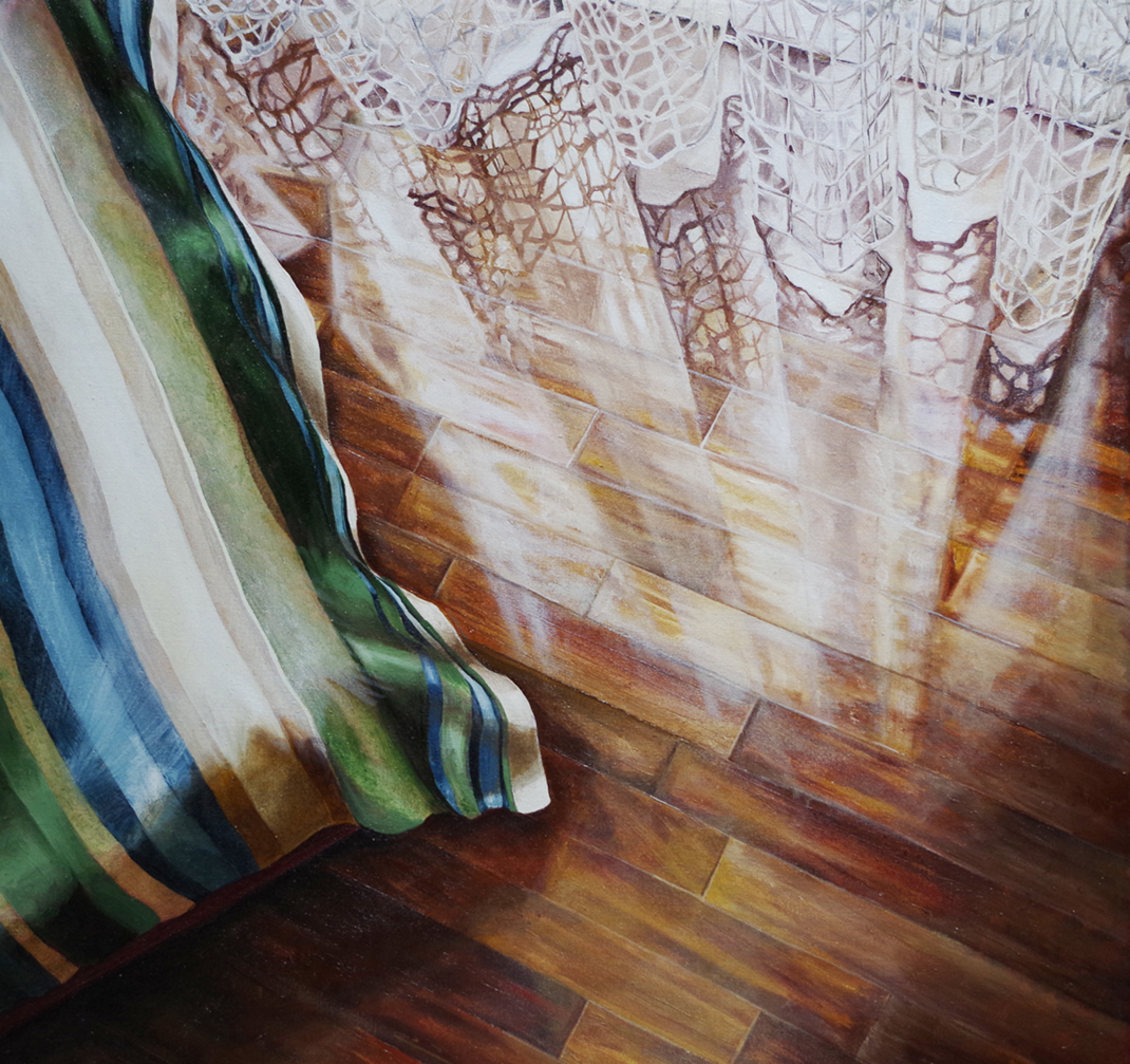 OMBRE _Interiorità, 2017, olio su lino, 50x50cm